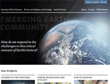 Tablet Screenshot of emergingearthcommunity.org